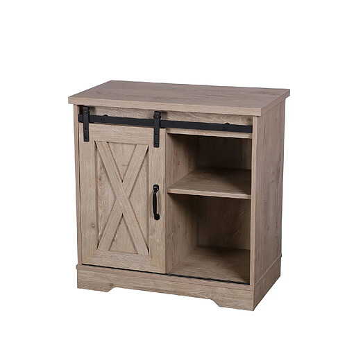 Urban Living Commode New York 1 porte coulissante - Marron