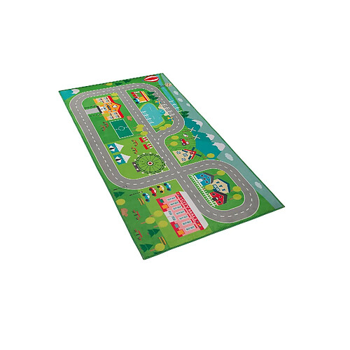 Beliani Tapis pour enfant vert 150 x 80 cm SEBEN