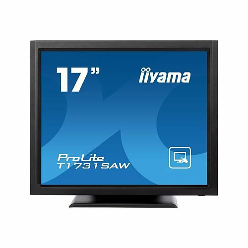 Iiyama ProLite T1731SAW-B5 Écran LED 17" écran tactile 1280 x 1024 TN 250 cd-m² 1000:1 5 ms HDMI, VGA, DisplayPort haut-parleurs…