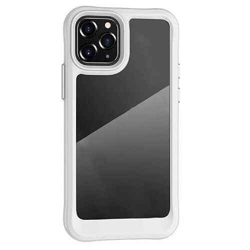 Coque en TPU + acrylique transparent, hybride blanc pour votre Apple iPhone 13 Pro 6.1 pouces