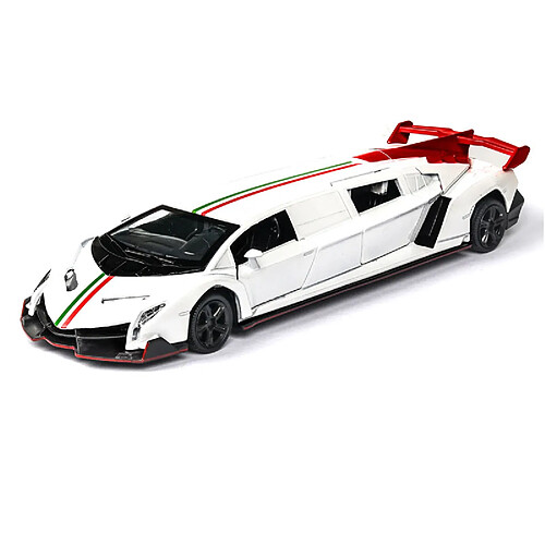 Universal 1: 32 Lamborghini Modèle de voiture en alliage Voiture moule Jouet de fonderie Modèle de jouet d'enfant Collection Livraison gratuite | Voiture de jouet de fonderie sous pression(blanche)