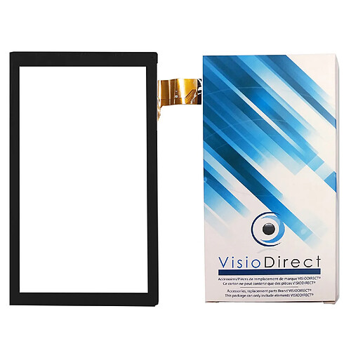 Visiodirect Vitre ecran tactile pour CARREFOUR CT1000 CT1005 10.1"" YTG-C10045-F1 FM103301KA Tablette noir