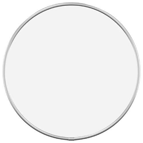 Maison Chic Miroir mural | Miroir Décoration pour Maison Salle de Bain Argenté 30 cm Rond -GKD68132