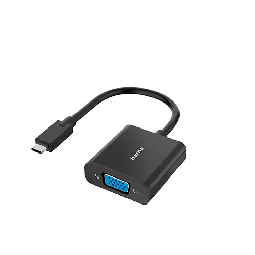 HAMA Adaptateur vidéo, fiche USB-C - port VGA, - Full-HD 1080p