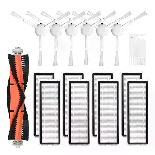 Kit de pièces de rechange pour aspirateur Robot XIAOMI MIJIA 1C ing, avec filtre HEPA et brosse principale, AD 16Pcs