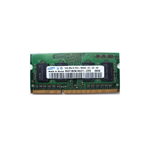 1Go RAM PC Portable SODIMM Samsung M471B2874DZ1-CF8 PC3-8500S 1066MHz DDR3 · Occasion