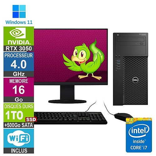 Dell PC Gamer LPG-3620 i7-6700 4.00GHz 16Go/1To SSD + 500Go/RTX 3050/27" · Reconditionné