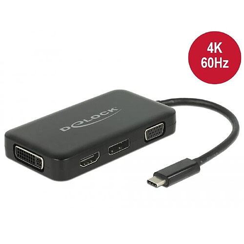 Nedis Câble Adaptateur USB-C à HDMI 0,2m - Anthracite