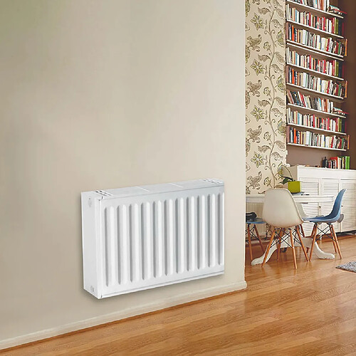 Radiateur eau chaude Acier Blanc Type 33 HR Chauffage central DE DIETRICH