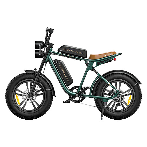 Vélo électrique Engwe M20 750 W 48 V 26 Ah double batterie Fat Ebike tout suspendu - Vert