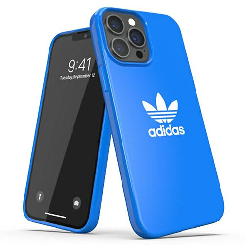 adidas or snap coque trefoil iphone 13 pro max 6,7" niebieski/bluebird 47131