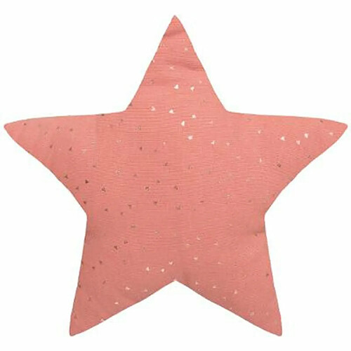 Coussin enfant Oya Étoile Rose terracotta - Atmosphera for kids