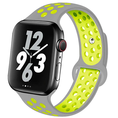 Bracelet De Style Sportif Phonecare Compatible avec Apple Watch Ultra 2 (2024) - Gris / Vert