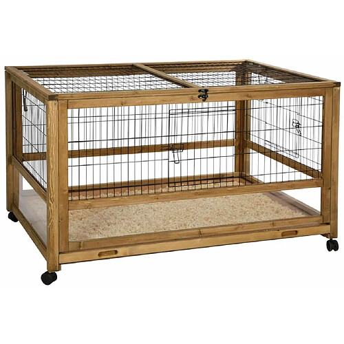 Kerbl Cage de petits animaux pour espace intérieur 116x75x70 cm Bois