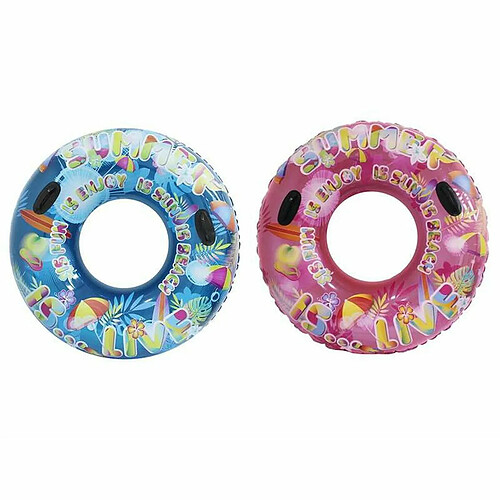 BigBuy Outdoor Bouée Gonflable Donut The summer is fun 115 cm