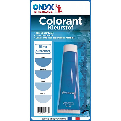 Colorant universel ""Colortech"" - Bleu outremer - 60 ml - ONYX