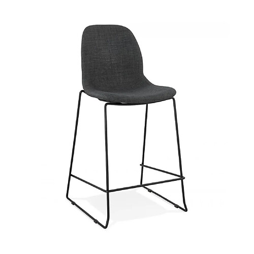 Kokoon Design Tabouret de bar design COOPER MINI DARK GREY 52x54x101 cm