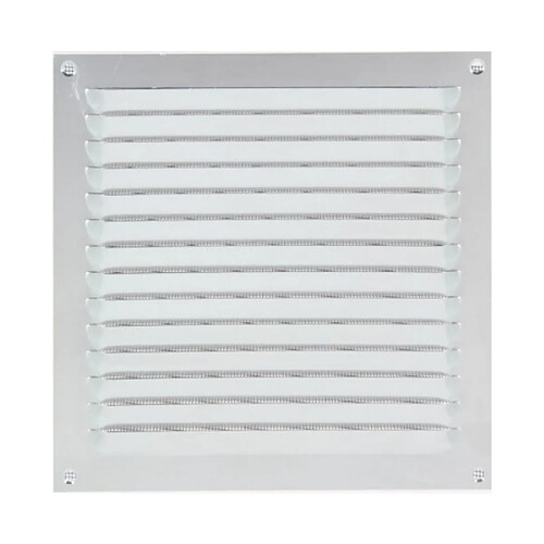 Grille estampée 436 Renson 300 x 300 mm anodisé argent