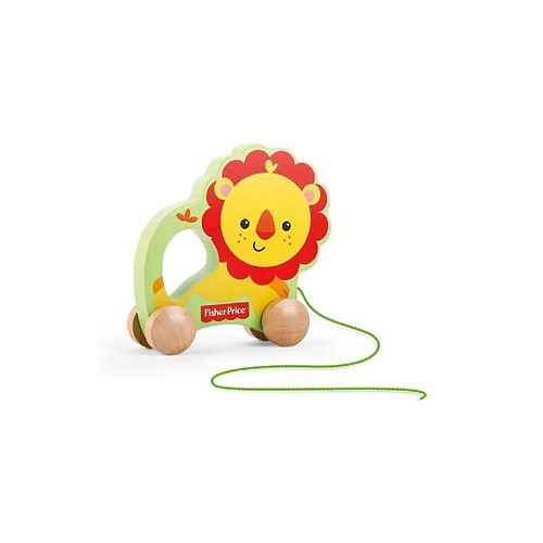 Fisher Price Mon Premier Lion A Tirer En Bois Lion_fisherprice