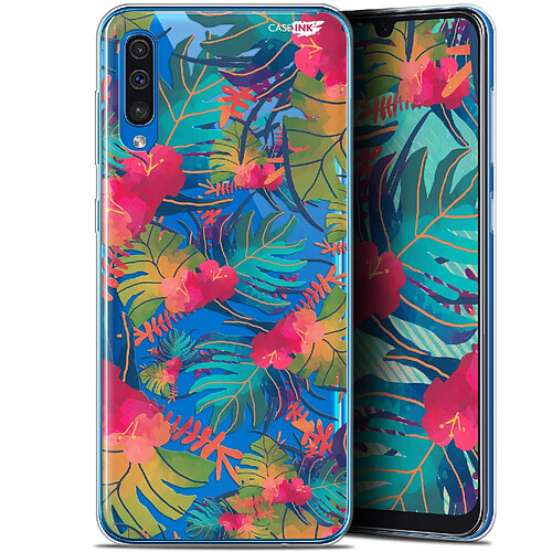 Caseink Coque arrière Samsung Galaxy A50 (6.4 ) Gel HD [ Nouvelle Collection - Souple - Antichoc - Imprimé en France] Couleurs des Tropiques