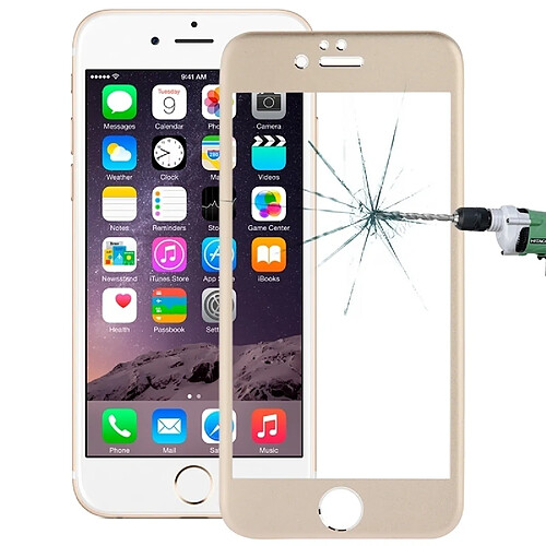 Wewoo Verre trempé or pour iPhone 6 Plus 0.33mm protection écran d'écran en