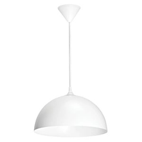 luminaire suspendu - aric como - e27 - blanc - intérieur blanc - sans lampe - aric 4207