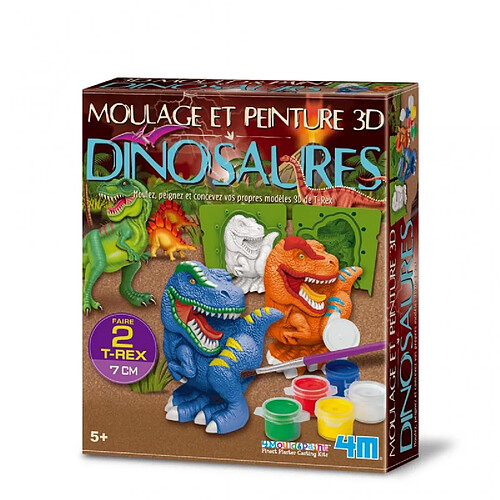 Graines Créatives Kit Moulage Dinosaure 3D