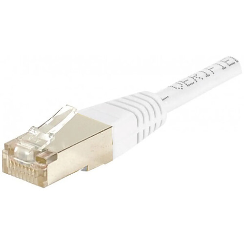 Abi Diffusion Cordon RJ45 catégorie 6 F/UTP blanc - 7 m