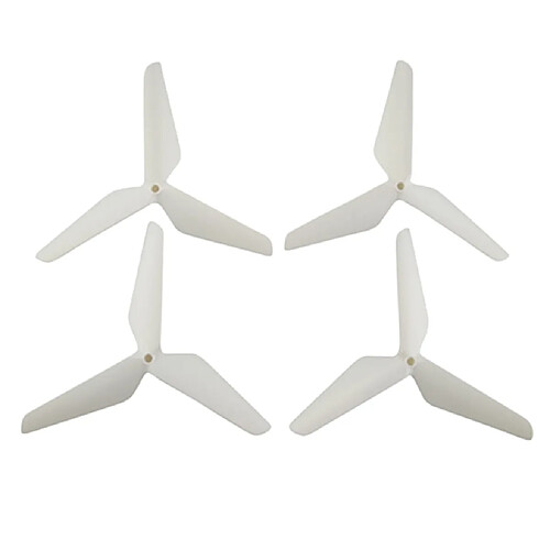 Lame d'hélice à 3 feuilles 3 pièces pour syma x5c x5a x5sc x5sw x5c-1 pièces blanches