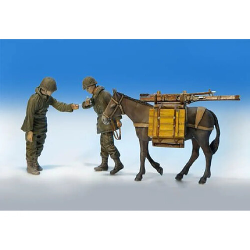 U.S. Infantrist mit Maultier - 1:35e - Plus model