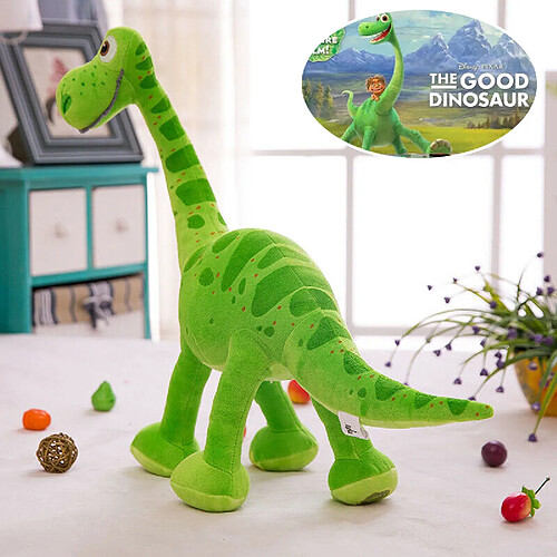 Universal Un bon dinosaure, une poupée à poils, un jouet, un cadeau pour un enfant.(Vert)