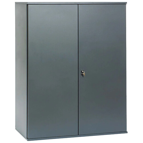 Pierre HENRY Armoire métallique anthracite Brico Hauteur 160 cm.