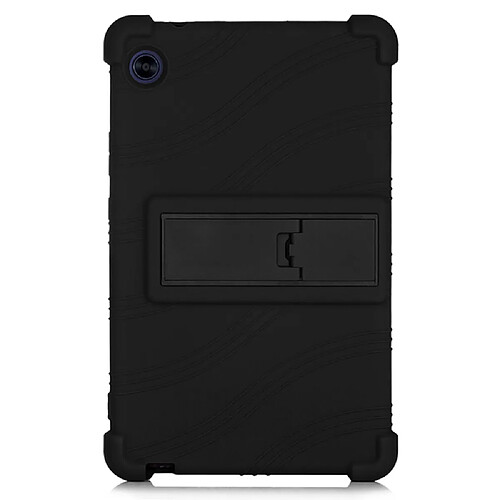 Coque en silicone avec béquille noir pour votre Huawei MatePad T8