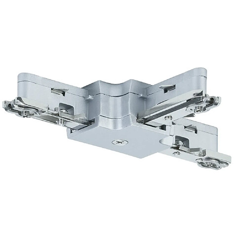 Système rail U PAULMANN Light & Easy T-Connecteur 125mm 1000W Chrome Mat 230V Métal