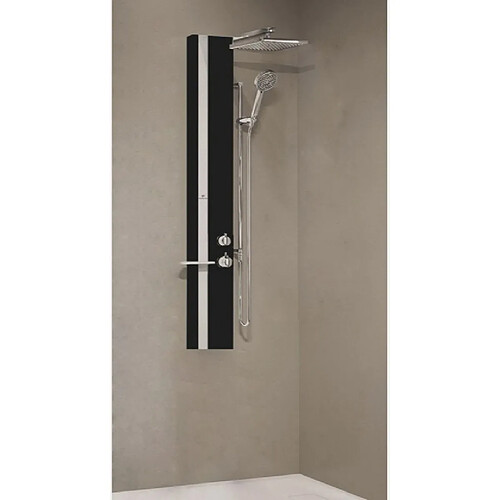 Colonne de douche hydromassante NOVELLINI LINE 2 noir 150cm