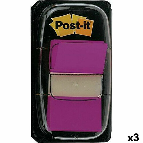 Notes Adhésives Post-it Index - Violet (3 Unités)