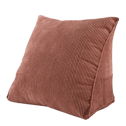 Café - D'oreiller De Bois Taille Coussin Triangulaire Soutien Dorsal Pad Dossier