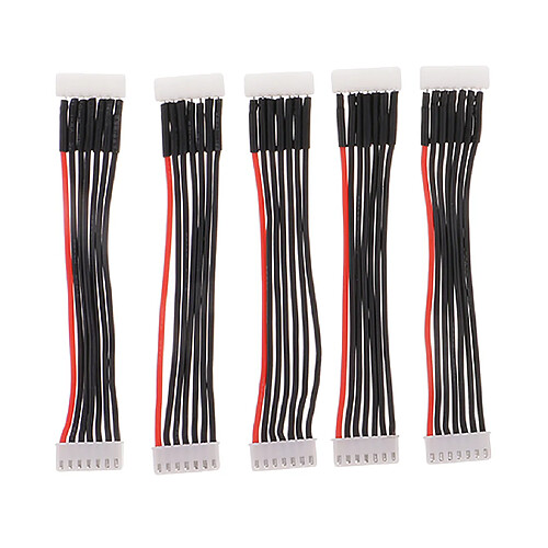 5PCS Silicone JST-XH Balance Cable 22AWG Pour Lipo Lithium Battery 6S (22.2V)