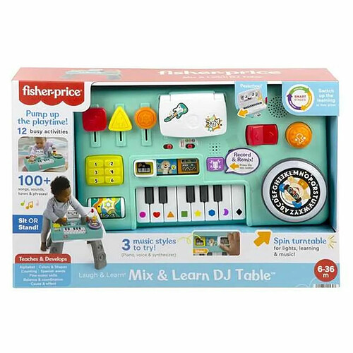 Table de Mixage Mattel Jouet musical 33 x 13 x 50 cm