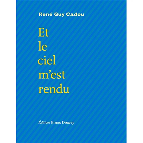 Et le ciel m'est rendu · Occasion