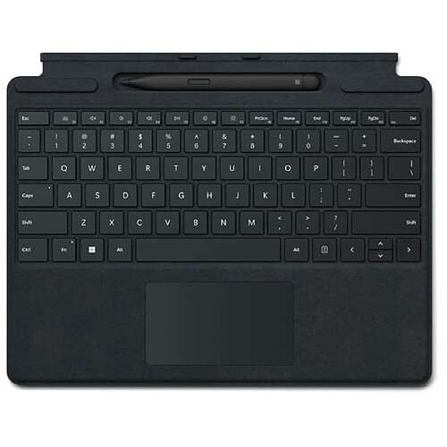 Microsoft Clavier bluetooth Signature + Stylet pour Surface Pro - Noir