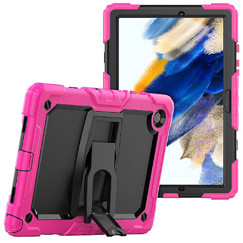 Coque en silicone avec béquille rose pour votre Samsung Galaxy Tab A8 10.5 (2021) X200/X205