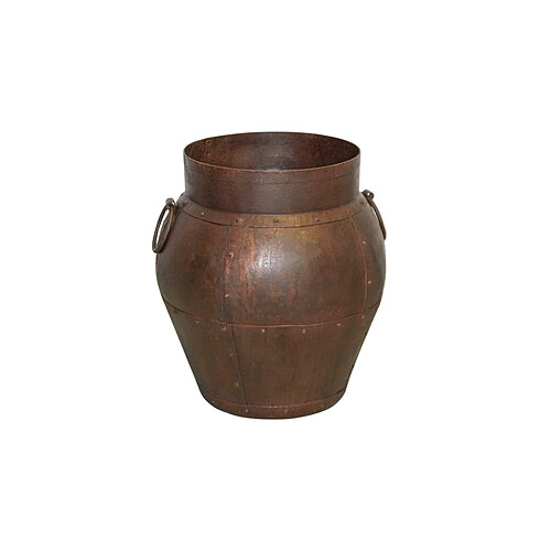 Vase Romimex Marron Métal 35 x 40 x 35 cm