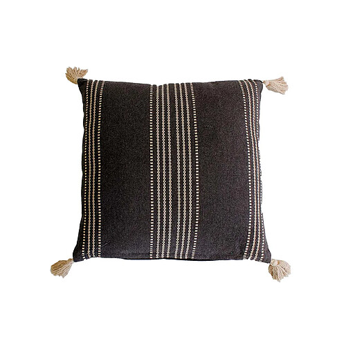 Coussin Linéa Gris Foncé 40 x 40 cm - Enjoy Home