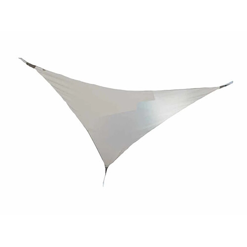 JARDIéco Voile d'ombrage triangulaire 3,60 x 3,60 x 3,60 m - Taupe