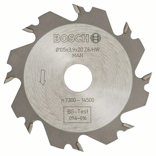 Bosch Fraises circulaires 8, 20 mm, 4 mm