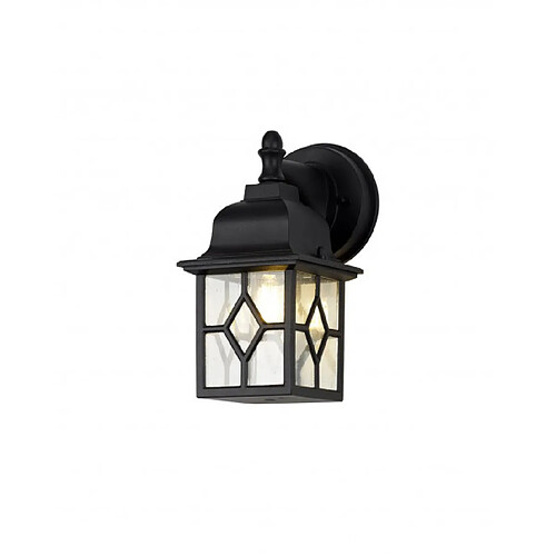 Luminaire Center Lanterne de jardin Noir 1 ampoule 24,3cm