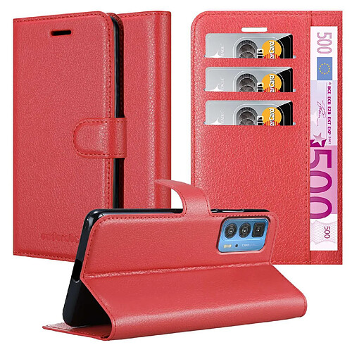 Cadorabo Coque Motorola EDGE 20 PRO / EDGE S PRO Etui en Rouge