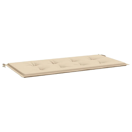 Maison Chic Coussin Confort | pouf | Coussin de banc de jardin beige 120x50x3 cm tissu oxford -GKD64714