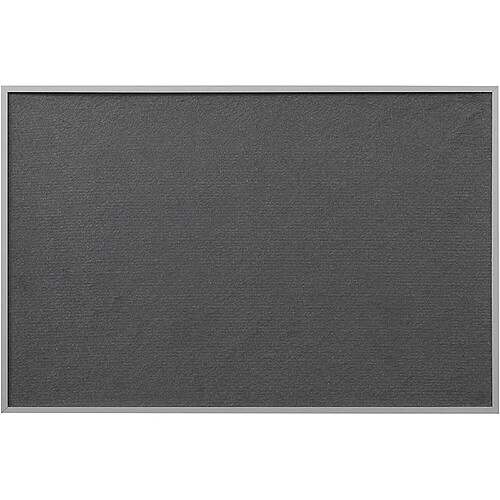 Bi-Office Tableau d'Affichage New Basic, Surface en Feutre Gris avec Cadre Gris 885 x 585 mm